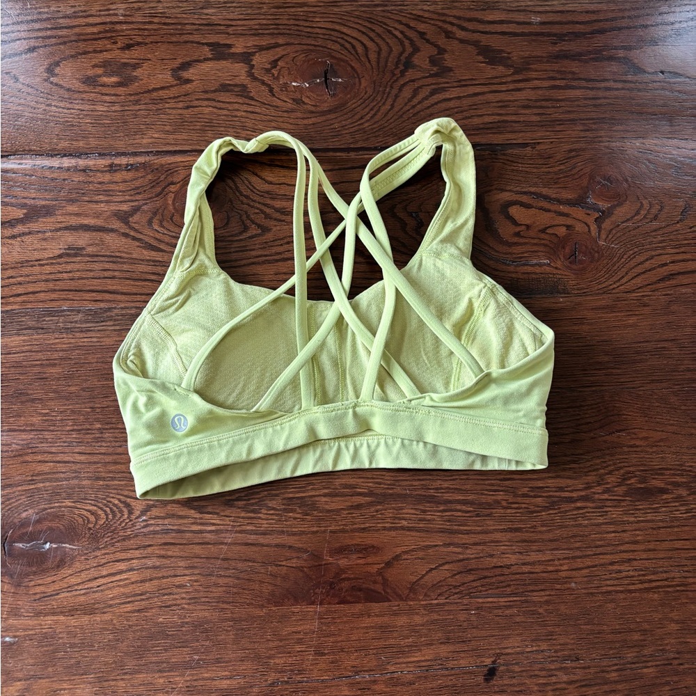 Lululemon Free To Be Serene Sports Bra In Clear Mint View 4